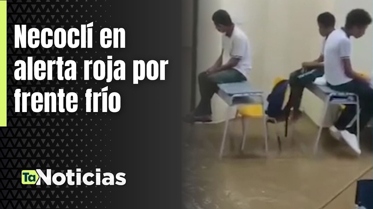 Necoclí en alerta roja por frente frío - Teleantioquia Noticias