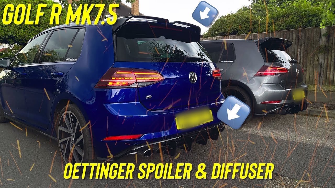 *INSANE* Oettinger Spoiler and Diffuser for GOLF R MK7.5 🔥 - @3PetrolHeads