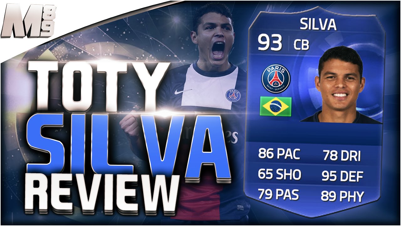 FIFA 15 UT - TOTY SILVA || FIFA 15 Ultimate Team 93 TOTY Player Review + In Game Stats