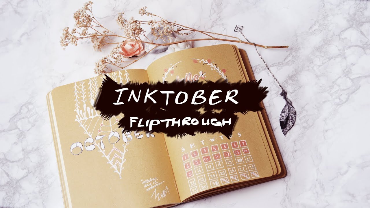 INKTOBER final flip through | Khaenine