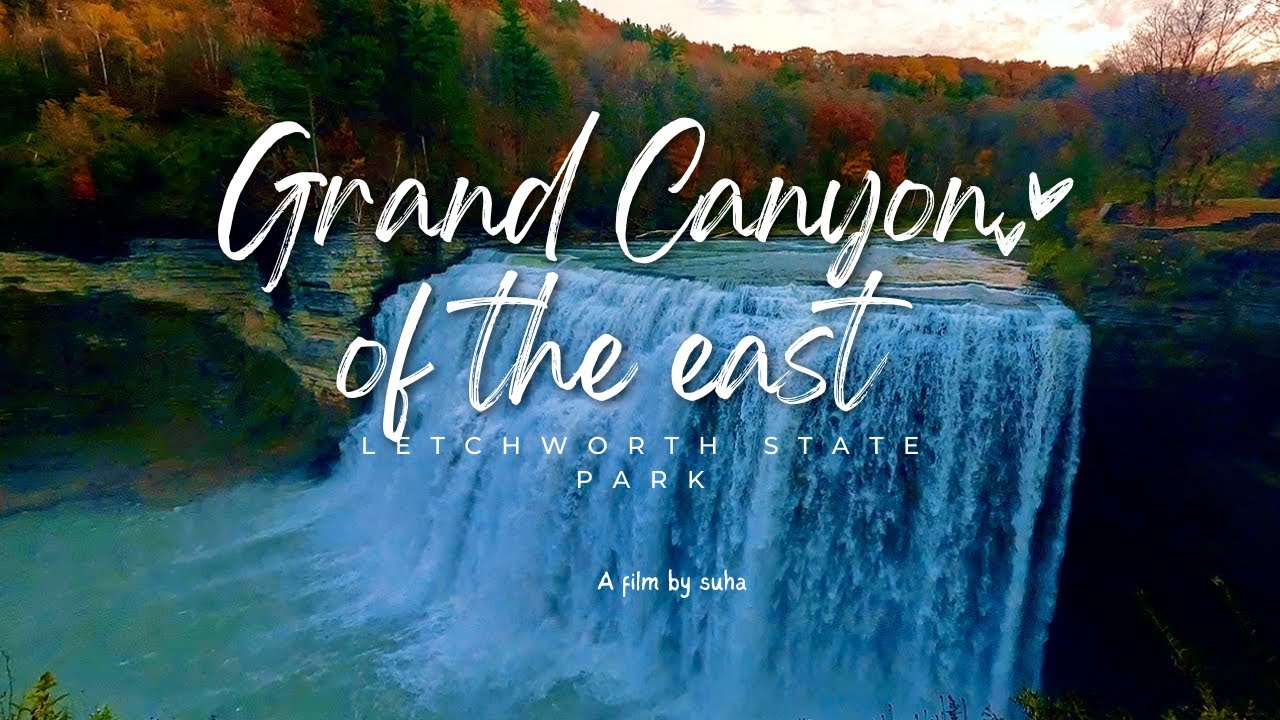 Letchworth State Park Travel Vlog | Grand Canyon of the East | NY WaterFalls | New York Scenic Drive
