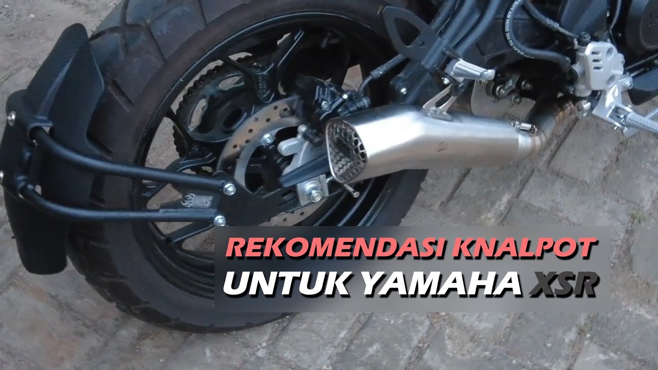 GANTI KNALPON MOTOR XSR BIAR GERR!!!!!!!!