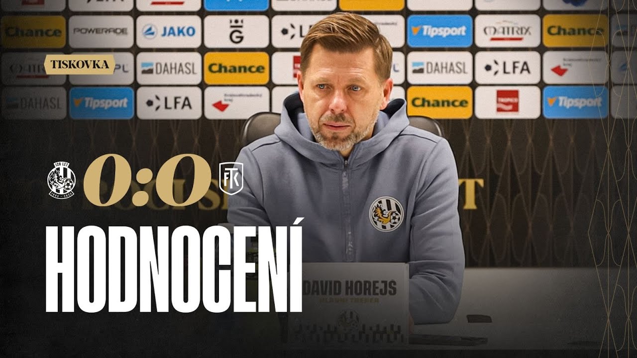 David Horej&scaron; hodnot&iacute; rem&iacute;zu s Teplicemi (0:0)