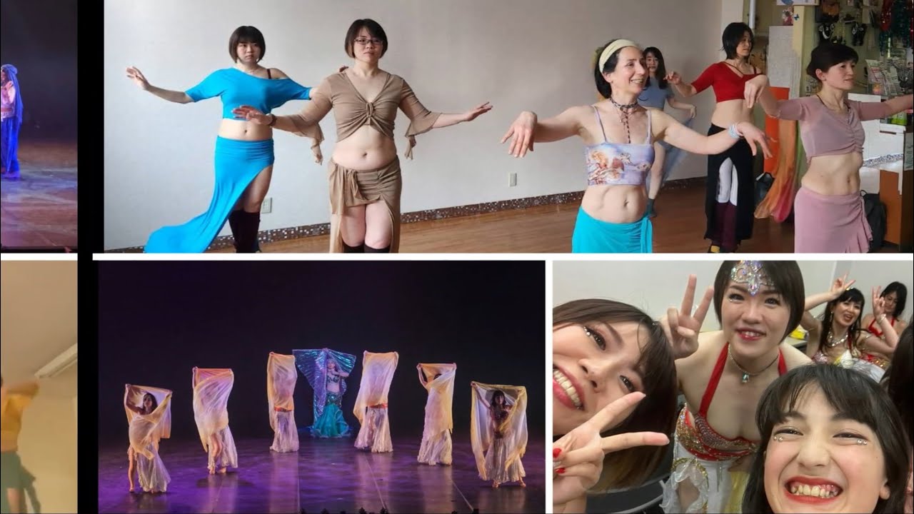 Belly dance showベリーダンススタジオジャスミンHDP2024 behind the scene