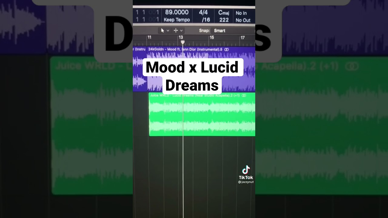 Crazy Mashup: Mood x Lucid Dreams #juicewrld #mood #rap #mashup