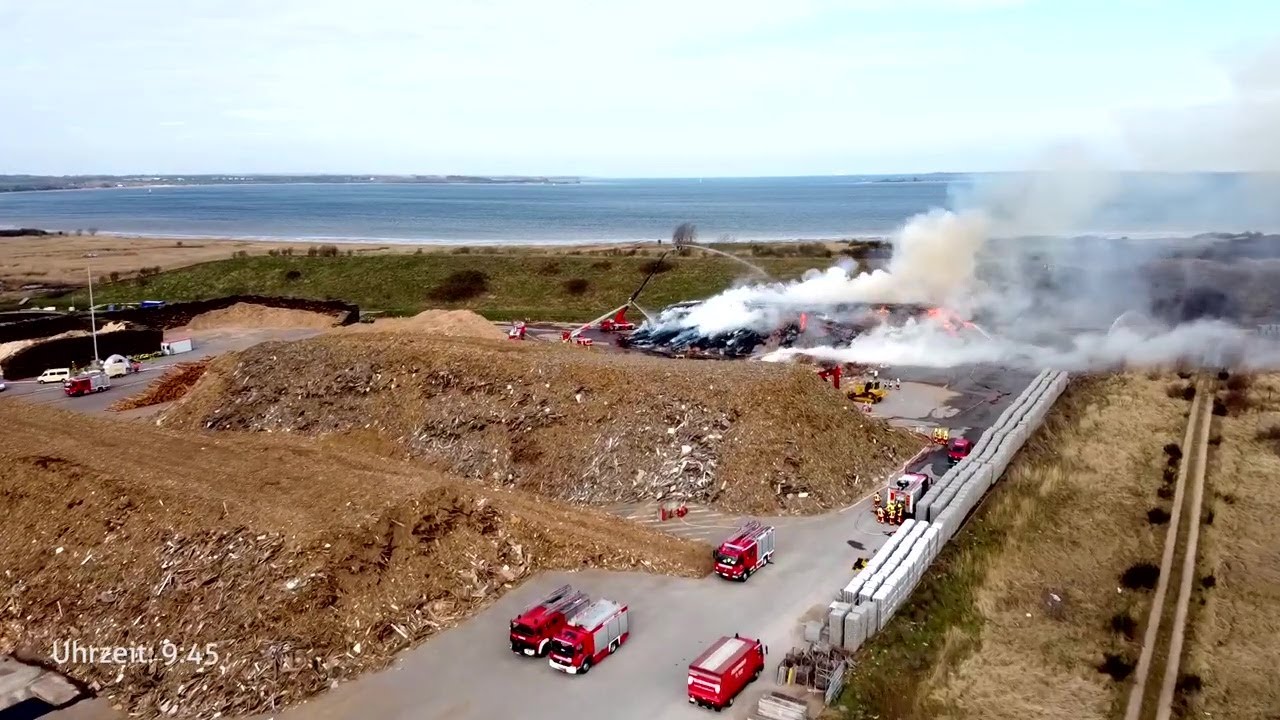 Egger-Brand in Wismar