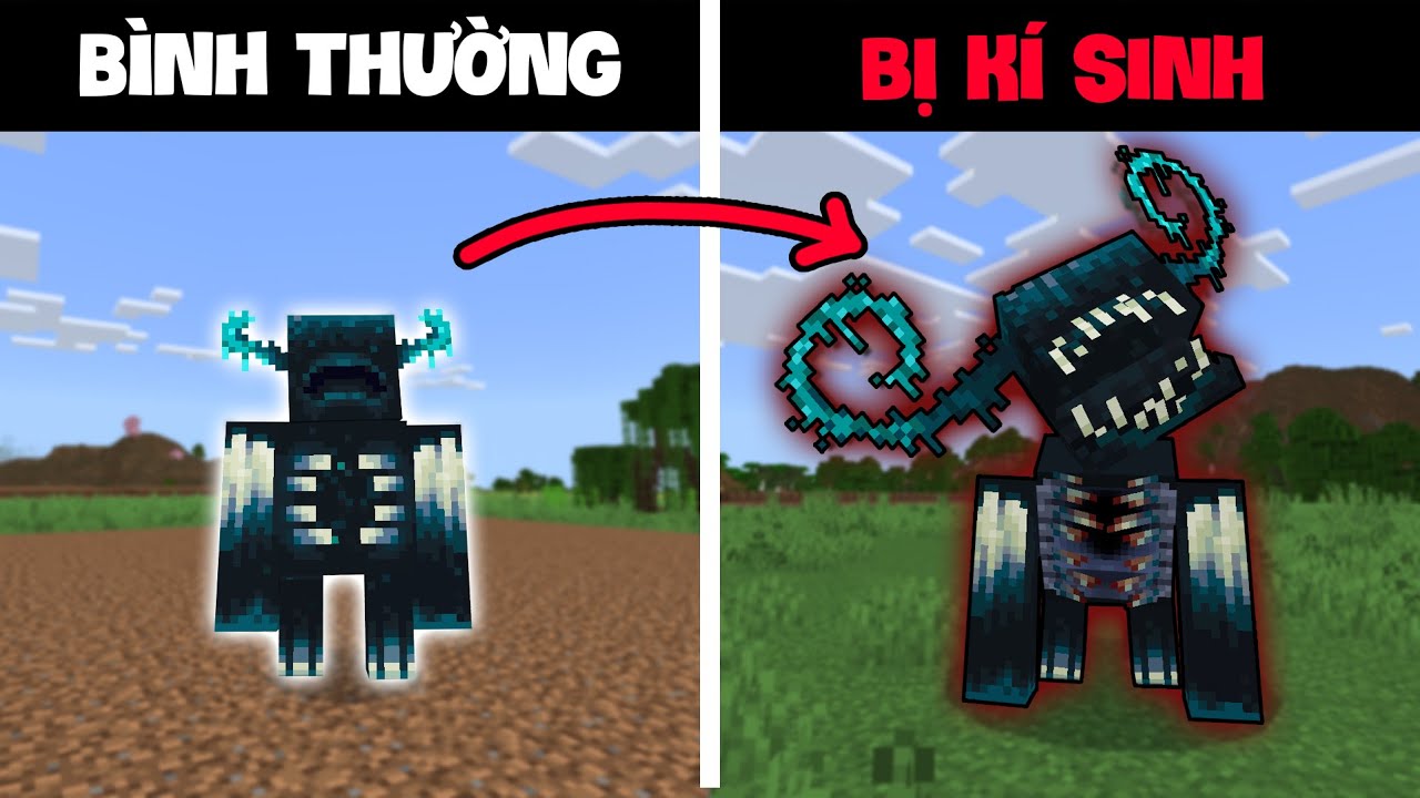 Mình Đã Khiến Cho Warden BỊ NHIỄM KÍ SINH TRÙNG Trong Minecraft...