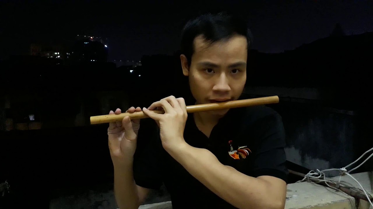 Em đi trên cỏ non   sáo trúc Văn Linh cover
