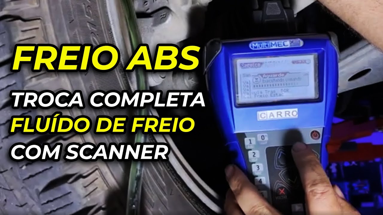 FREIO ABS - TROCA FLUÍDO COM SCANNER