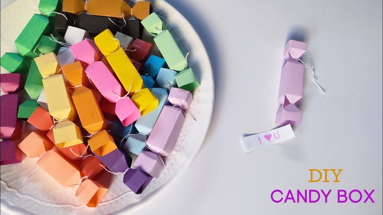 HOW TO MAKE PAPER CANDY GIFT BOX | DIY Candy Gift Box | candy box |Candy Gift Box|Paper Candy Box