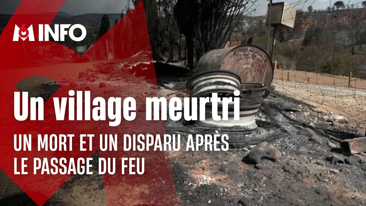 Incendie dans l'Aude : douleur et désolation à Saint-Laurent-de-la-Cabrerisse