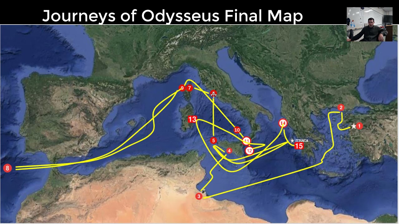 The Journeys of Odysseus - Final Map