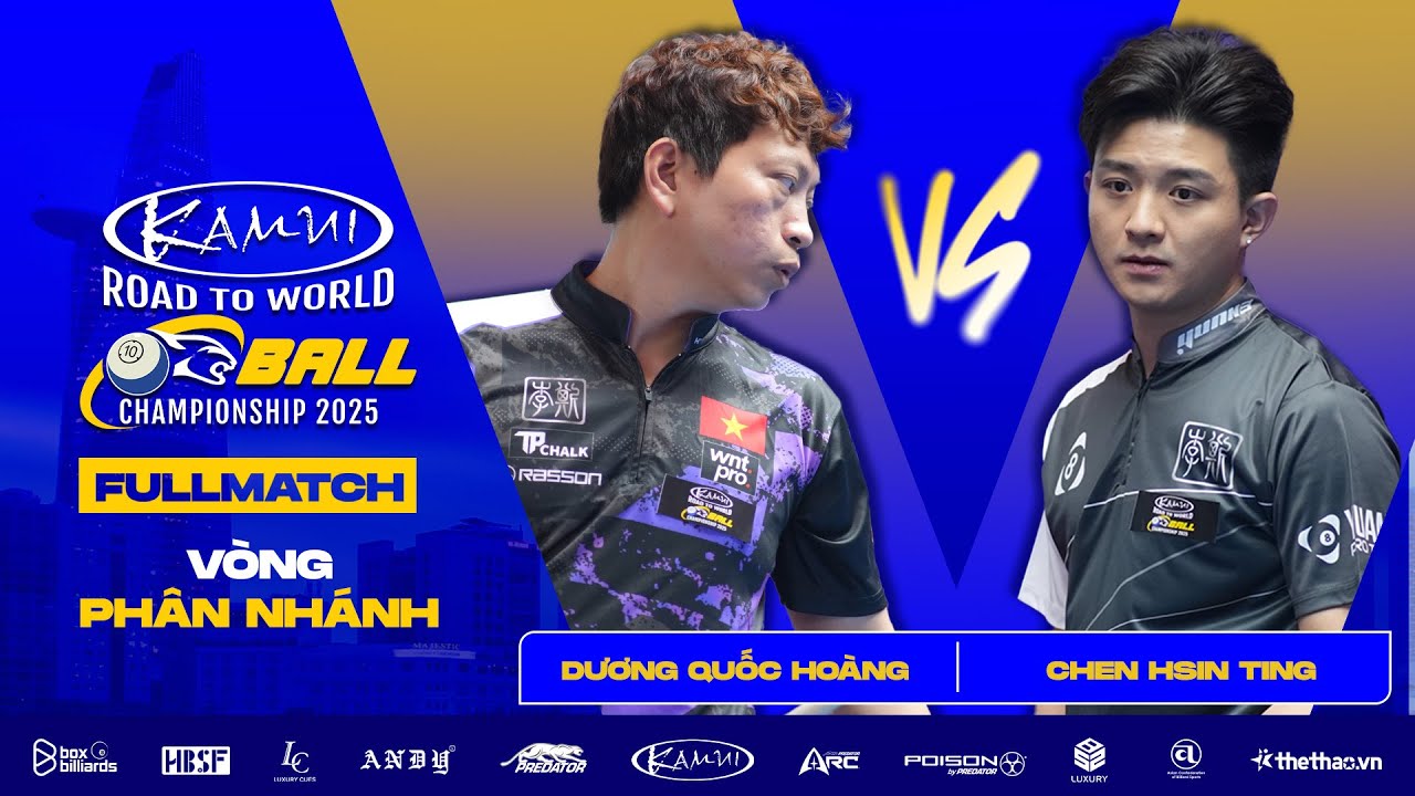 [07.07.2025] Chen Hsin Ting vs Dương Quốc Hoàng | Vòng Loại 4 | Giải Vô Địch Thế Giới 10 Bi 2025