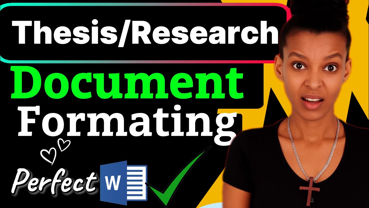 Thesis & Research document አዘገጃጀት እና መካተት ያለበት⚠️🎓Professional Thesis & Research Report Formatting 📝💼