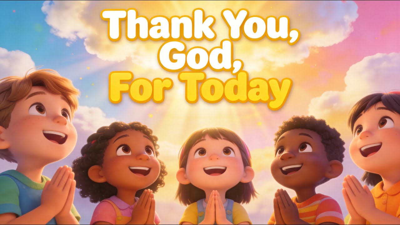 Thank You, God, For Today | Kids Christian Worship Song | Morning Prayer & Gratitude