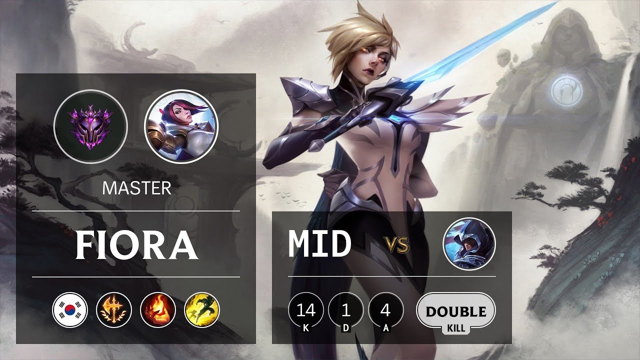 Fiora Mid vs Talon - KR Master Patch 9.11