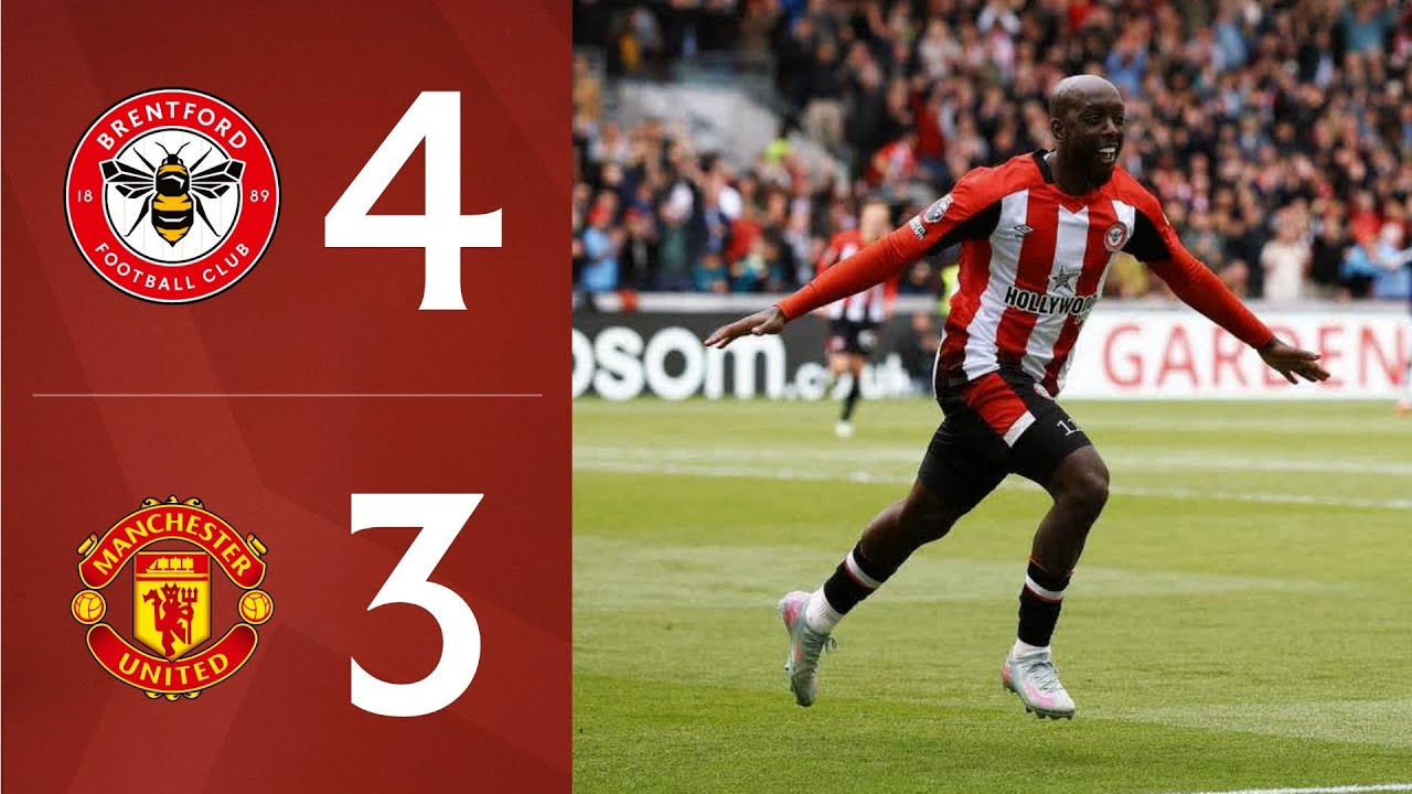 Висса и Шаде забивают голы в ТРИЛЛЕРЕ 🤯 | Брентфорд 4-3 Манчестер Юнайтед | Лучшие моменты Премье...