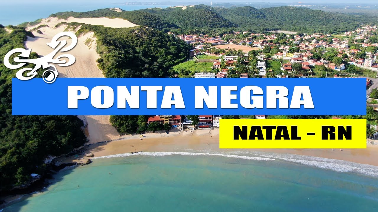 NATAL, RN: Praia da PONTA NEGRA - DRONE 4K