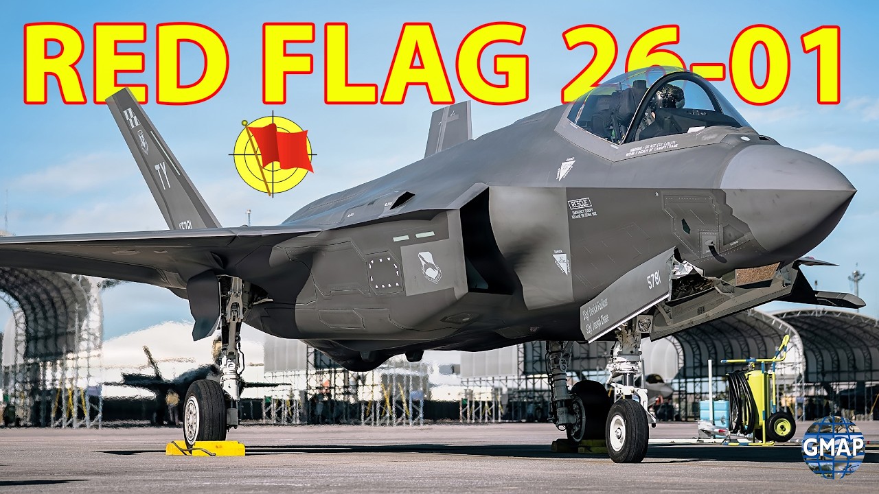 Red Flag 26-01 USAF Nellis Air Force Base with F-35, F-16 and Typhoons #redflag #usaf