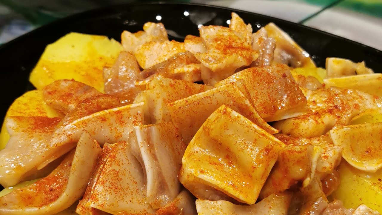 OREJA DE CERDO CON PATATAS RECETA A LA GALLEGA