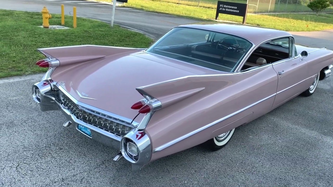 1959 Cadillac Coupe 2 door pink FOR SALE