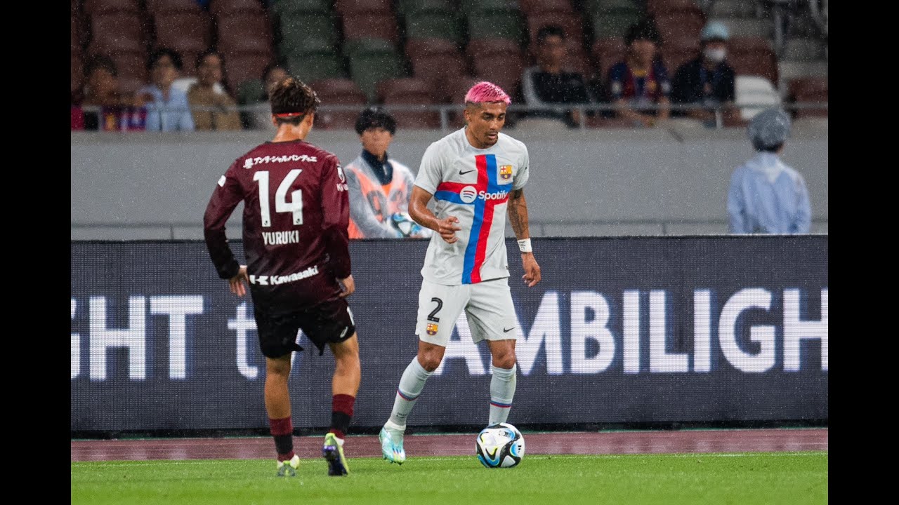 Julián Araujo FC Barcelona debut vs Vissel Kobe | 06/06/2023