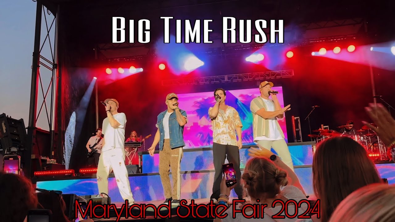Big Time Rush Concert - Maryland State Fair 2024