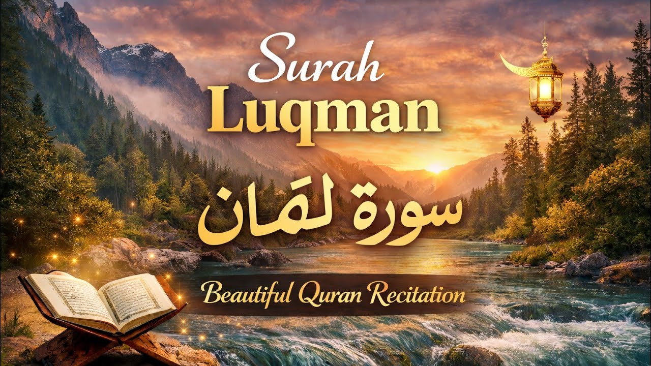 سورۃ لقمان مکمل تلاوت | خوبصورت قرآنی تلاوت عربی متن کے ساتھ