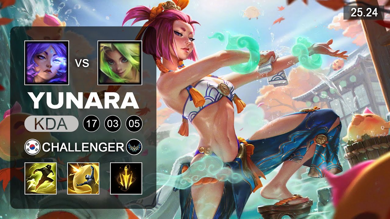 Yunara vs Zeri ADC - KR Challenger - Patch 25.24 Season 15