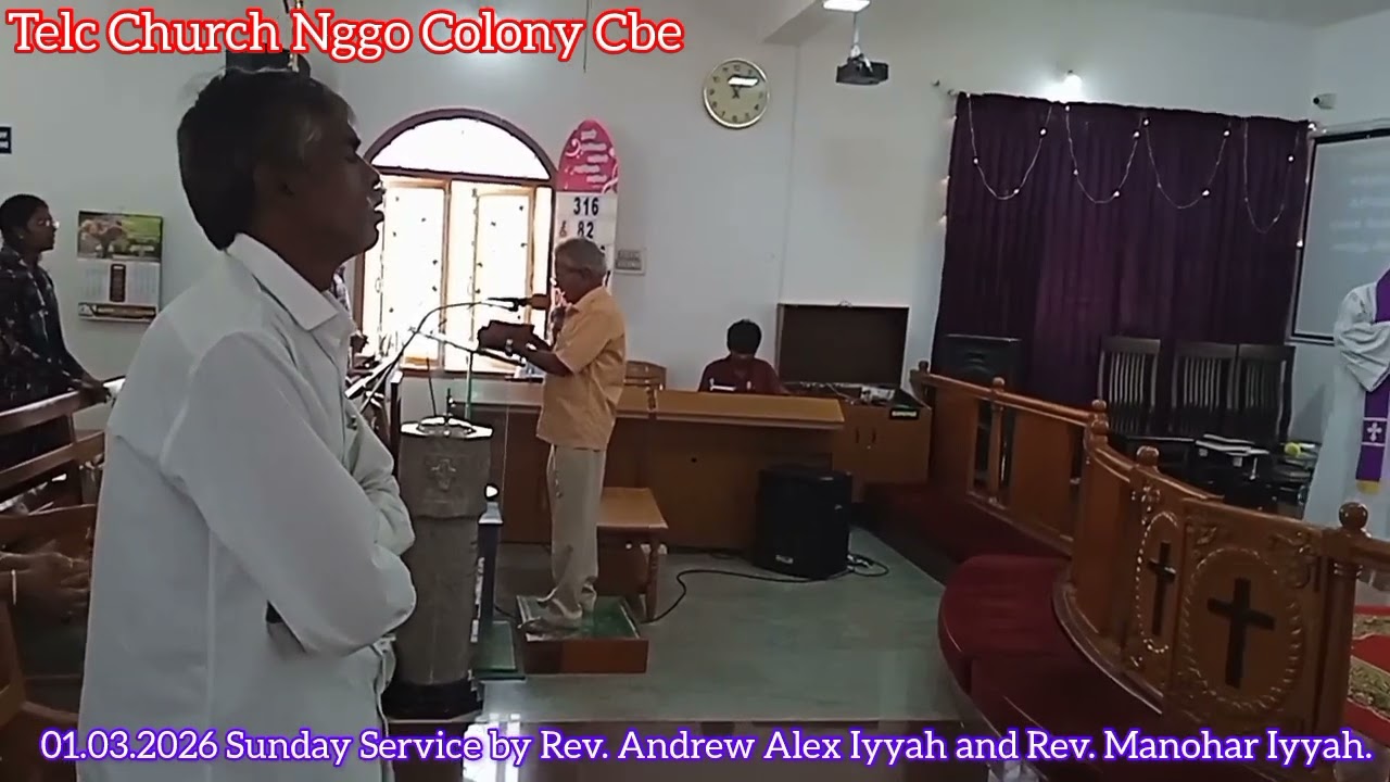 #telc #church #nggo #colony #cbe 01.03.2026 #Sunday #service.
