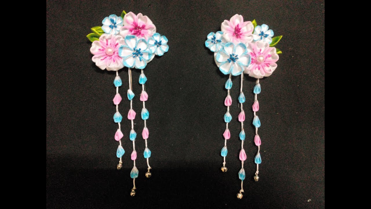 ☆D.I.Y kanzashi flower☆ @andas_cos 