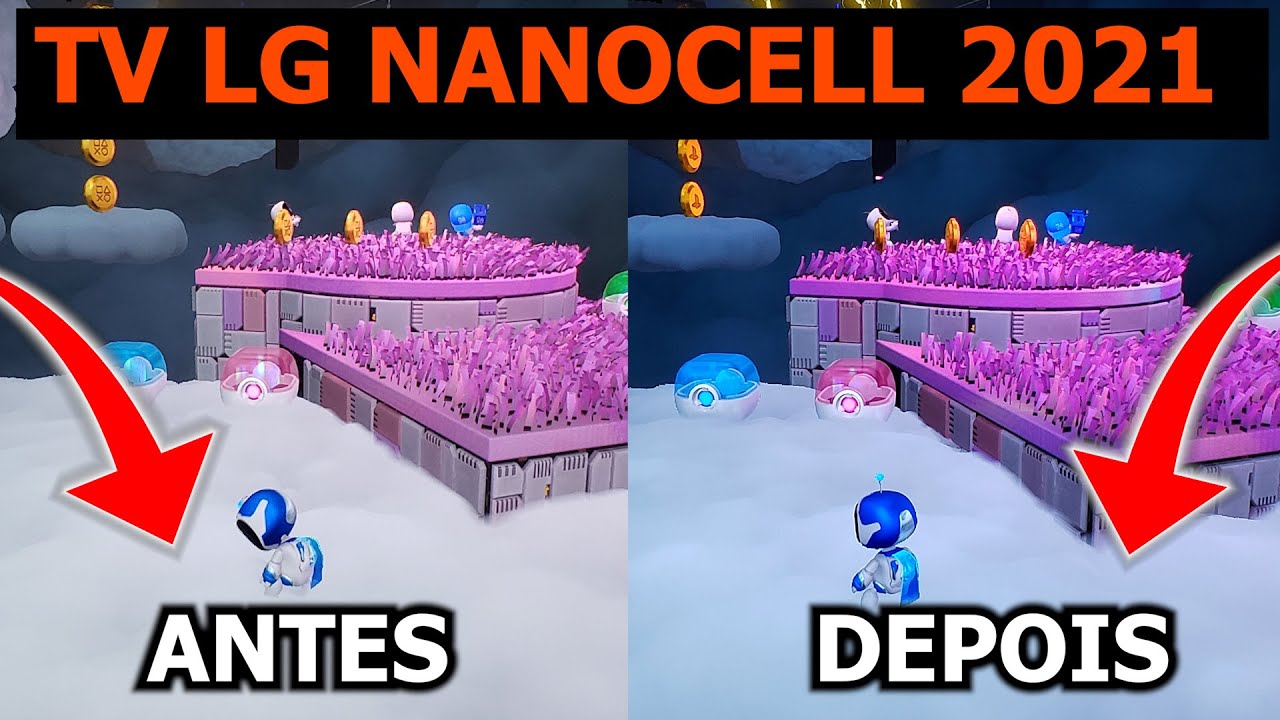TV NANOCELL NANO85 2021  - Calibrando para GAMES!
