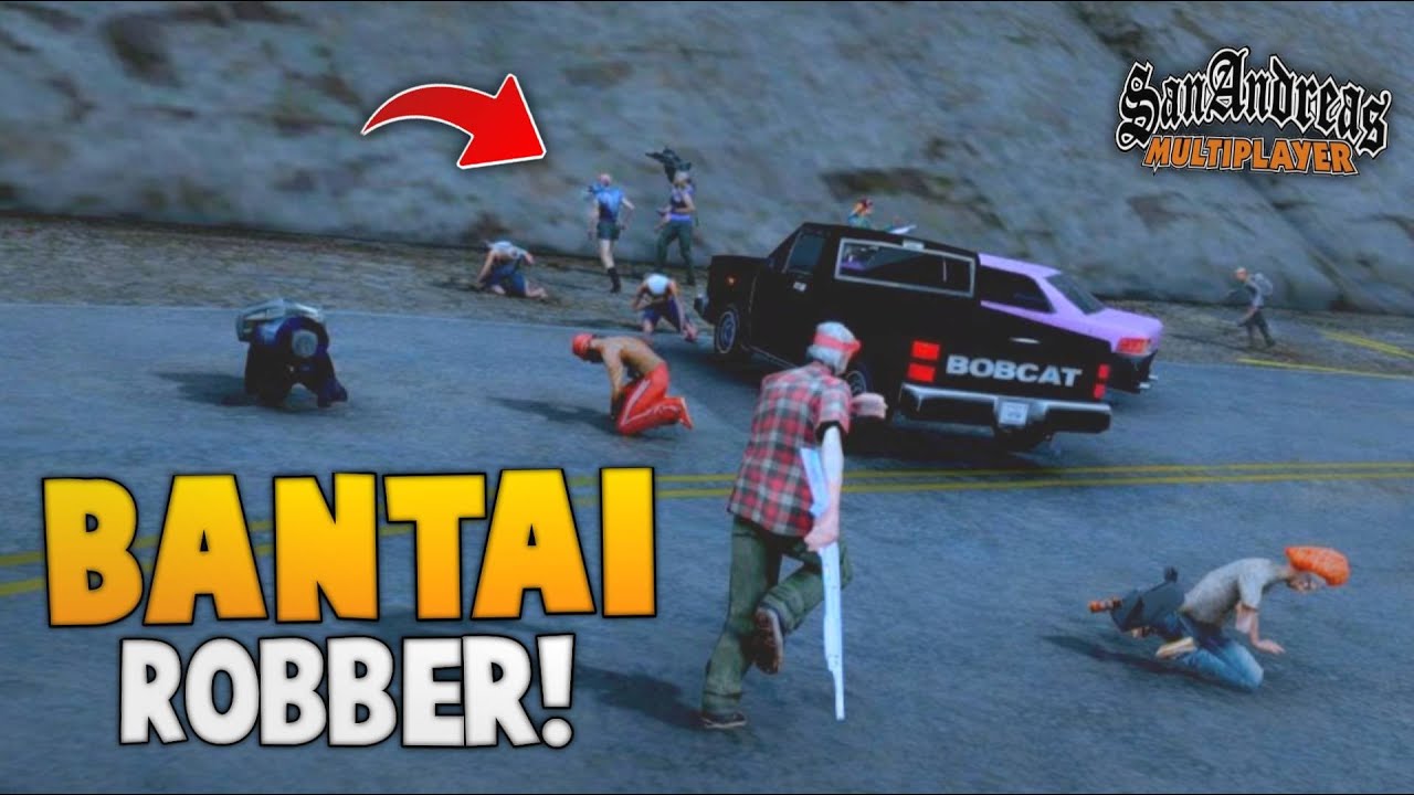 AKU DAN TEMANKU MEMBURU PARA ROBBER TANPA AMPUN !! GTA SAMP ROLEPLAY INDONESIA
