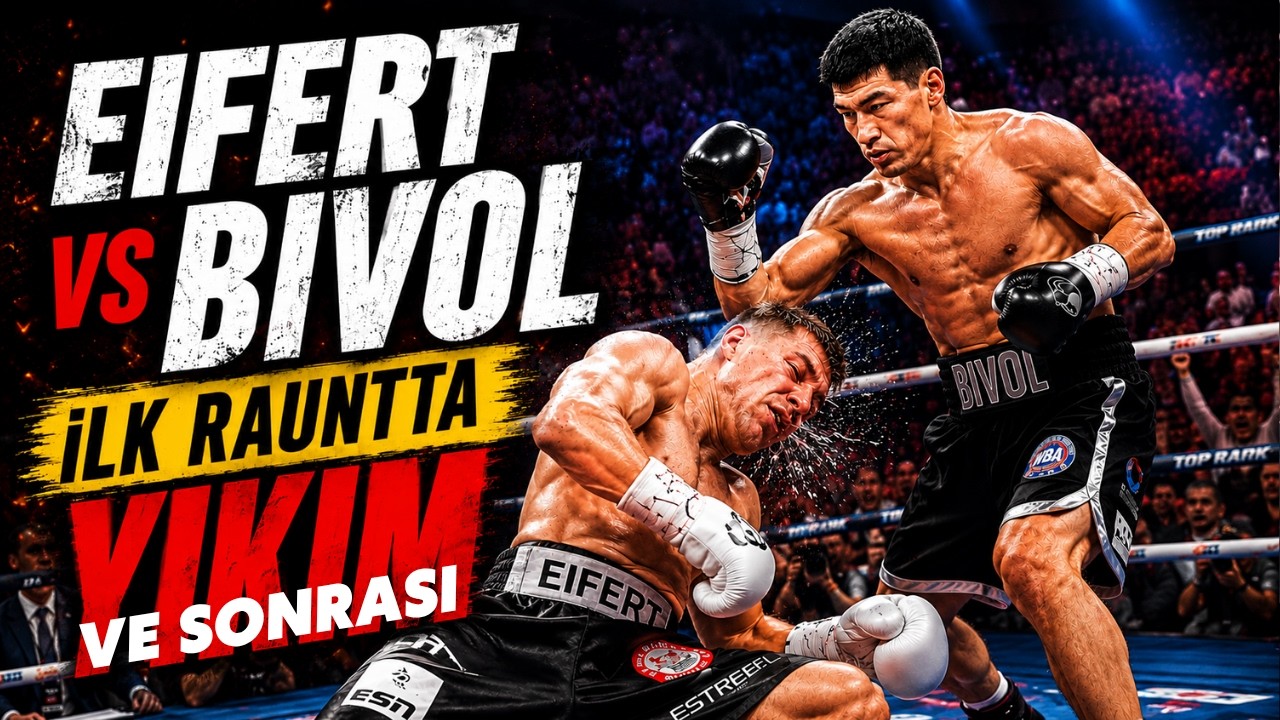 İLK RAUNTTA ŞOK YIKIM! 😱 BIVOL vs EIFERT UNVAN MA&Ccedil;I VE BENAVİDEZ DETAYI!