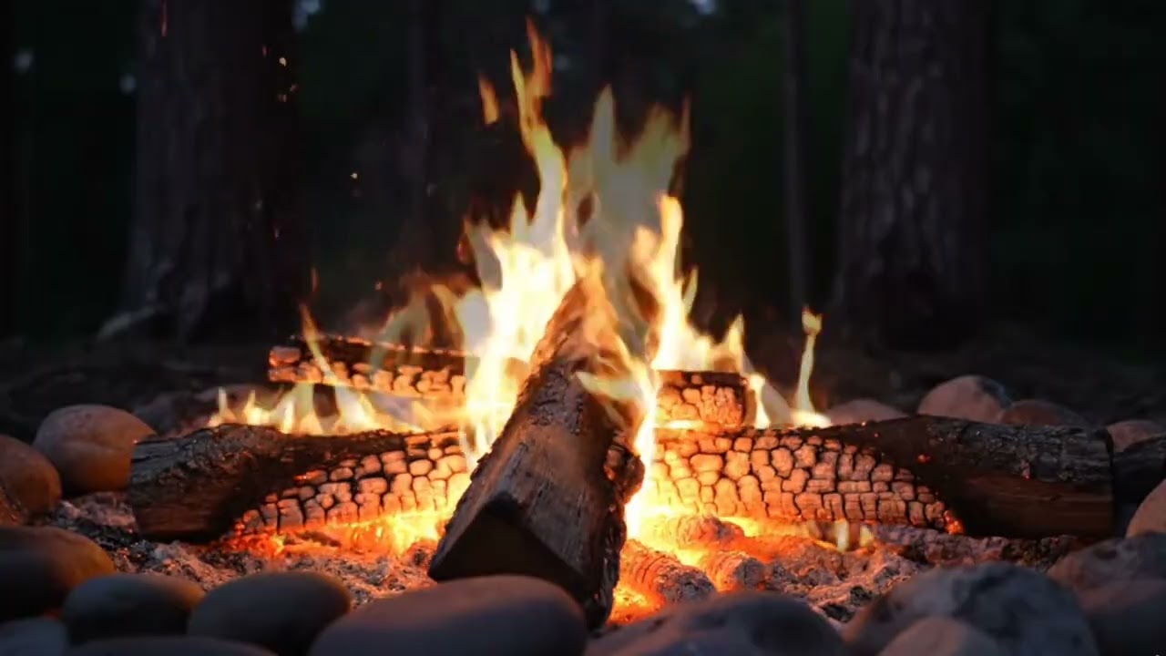 Campfire Soundscape for Stillness and Focus