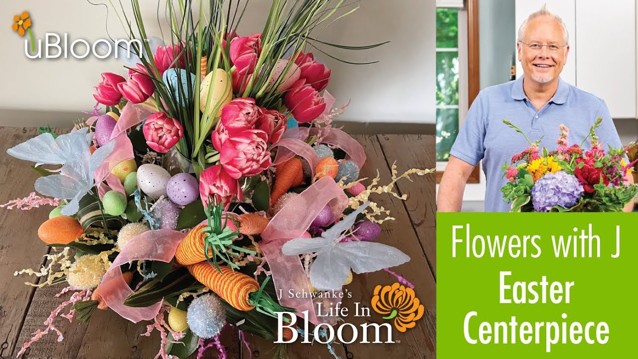 Easter Centerpiece LIVE with J- Featuring Dollar Tree Easter Items