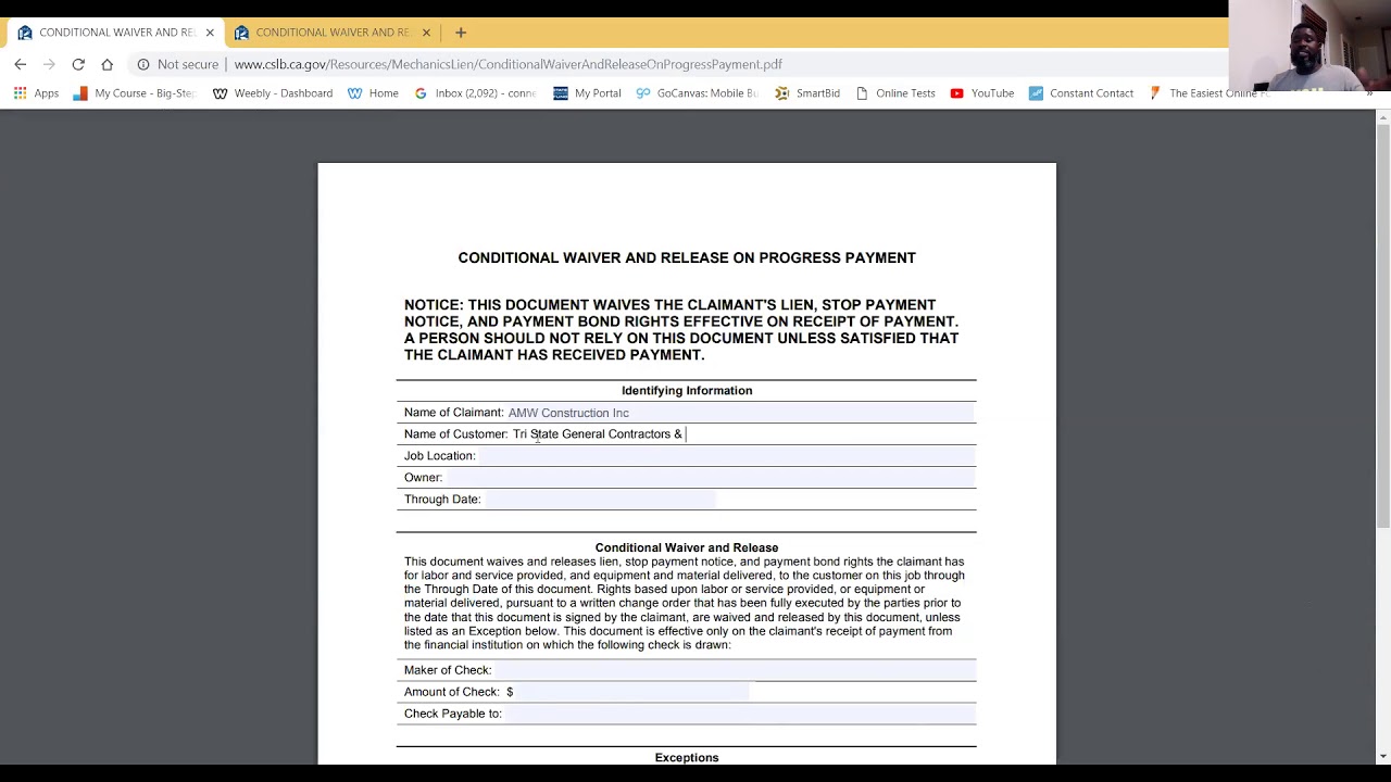 Prelims: How to fill out & Why it's important for  Construction Entrepreneurs to understand