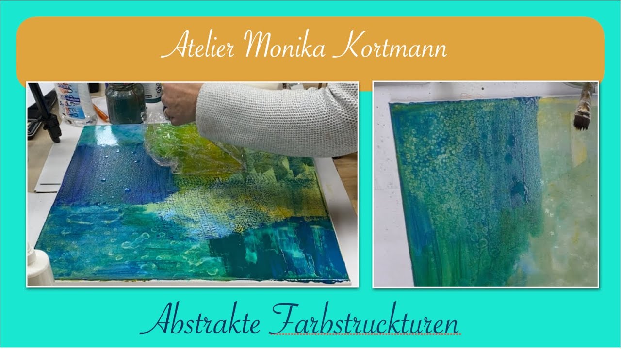 Abstrakte Farbstruckturen