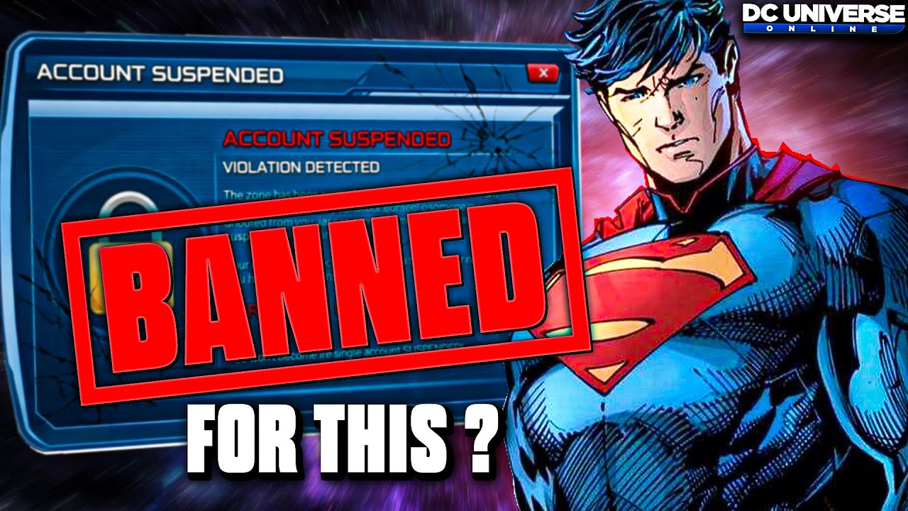 BANNED for EXPOSING DCUO?!?!?!?