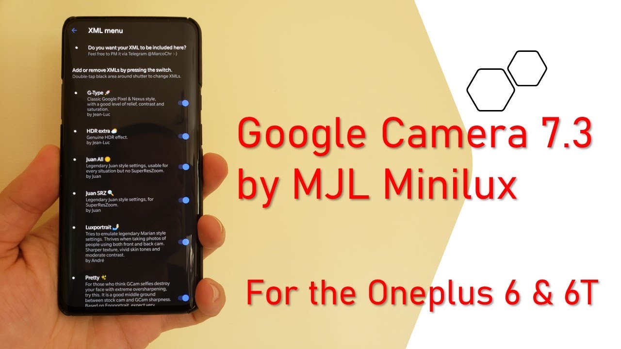 📸 Google Camera 7.3 by MJL Minilux - For the Oneplus 6 & 6T with many extras inside! 📸