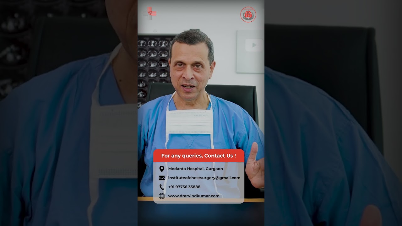 Lung Cancer: Early Detection Can Save Lives | Prof. (Dr.) Arvind Kumar, Medanta #drarvindkumar