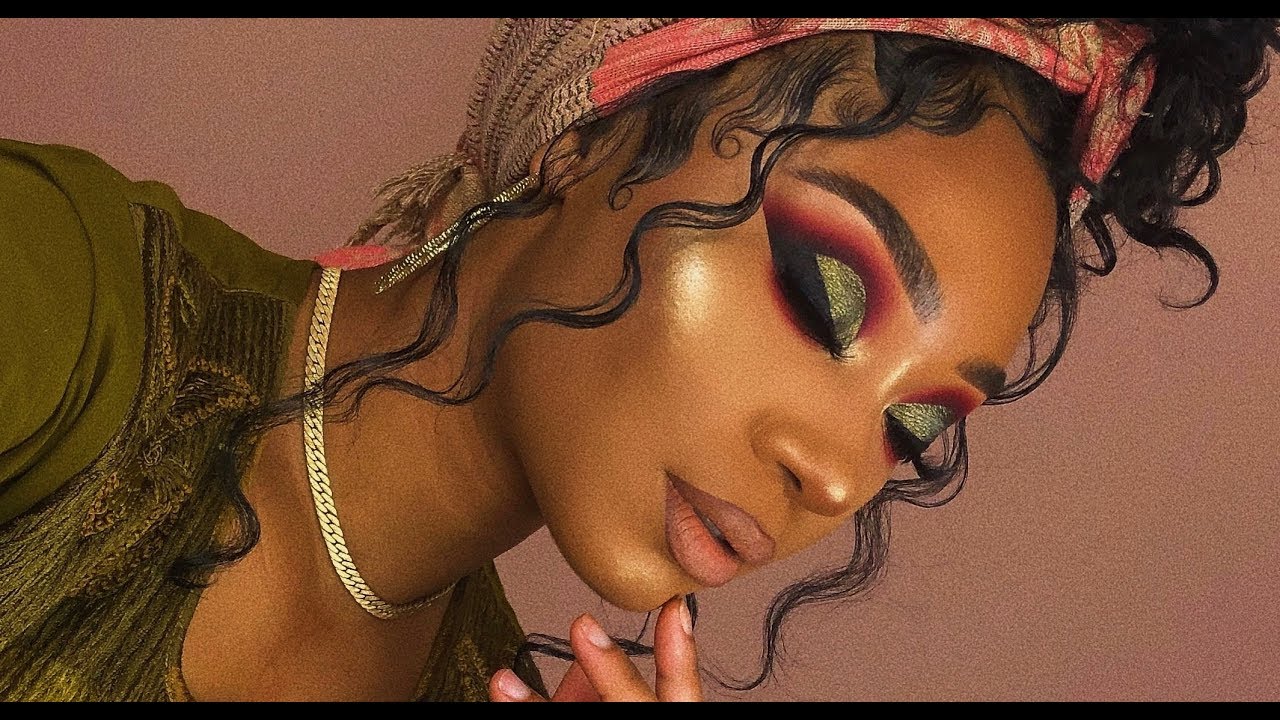 Fall Smoky Olive Cut Crease Makeup Look | MakeupTiffanyJ