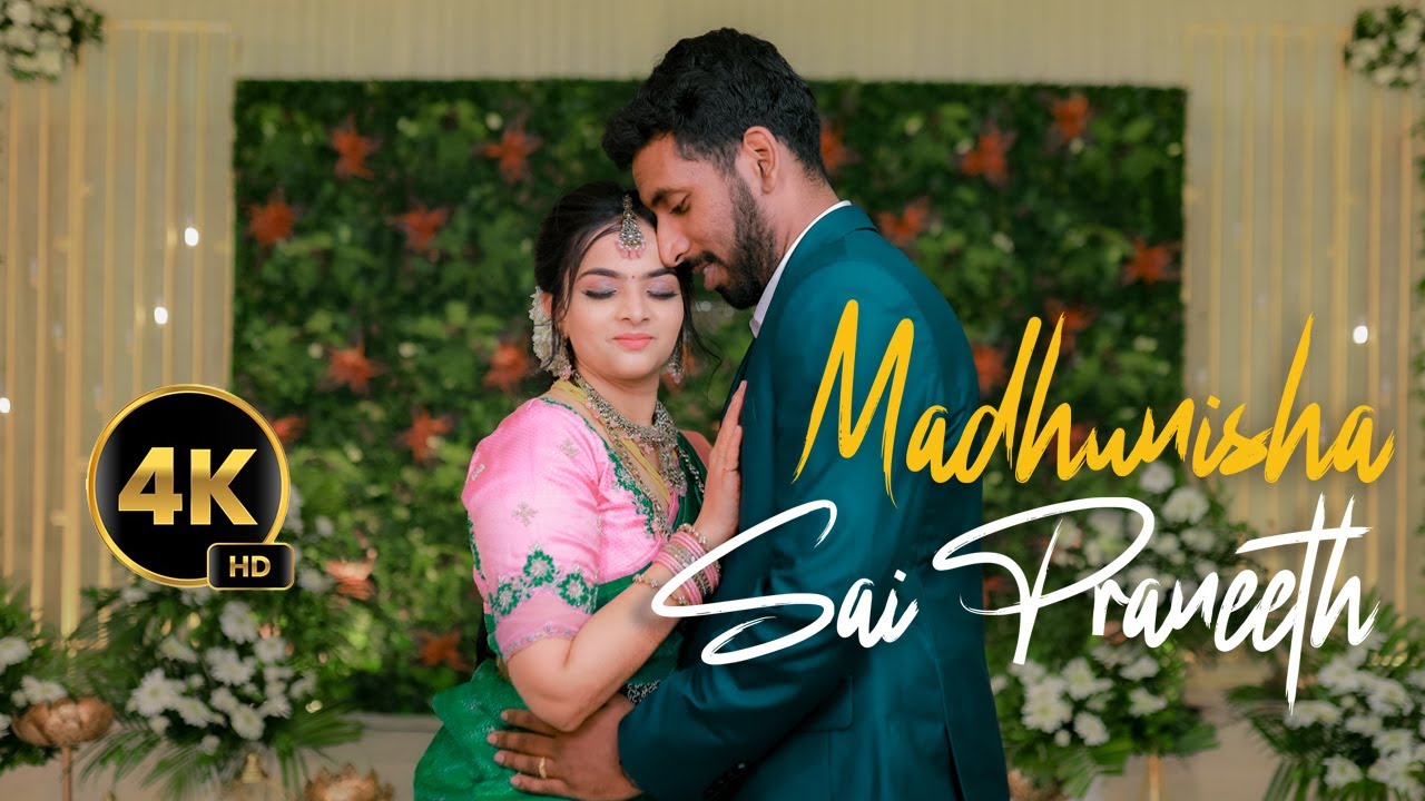 Wedding Reception Candid Video Tamil 4K  | Madhunisha & Sai Praneeth |