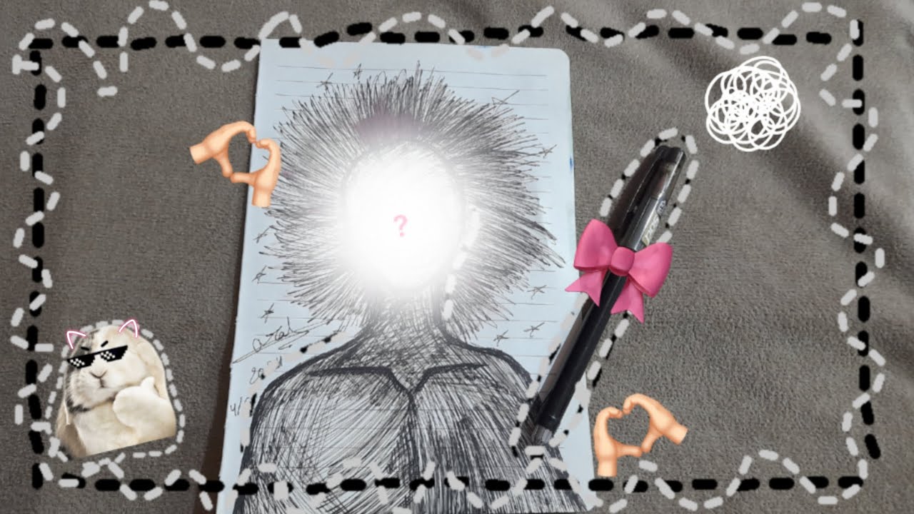 رسم تعبيري رعب💀🎀/فيديو جديد بعد غياب 🎀🥲💗