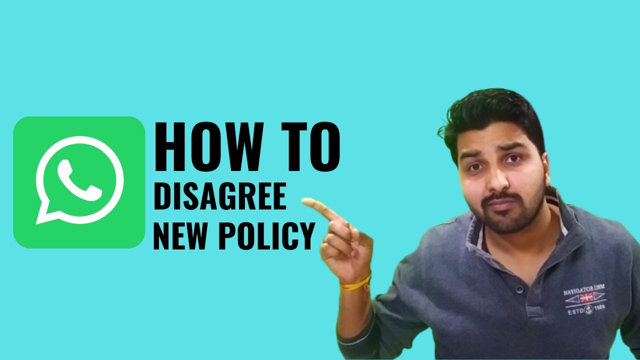 How To Disagree Whatsapp New Privacy Policy After Agreeing in Hindi 2021 | Disagree Whatsapp Policy
