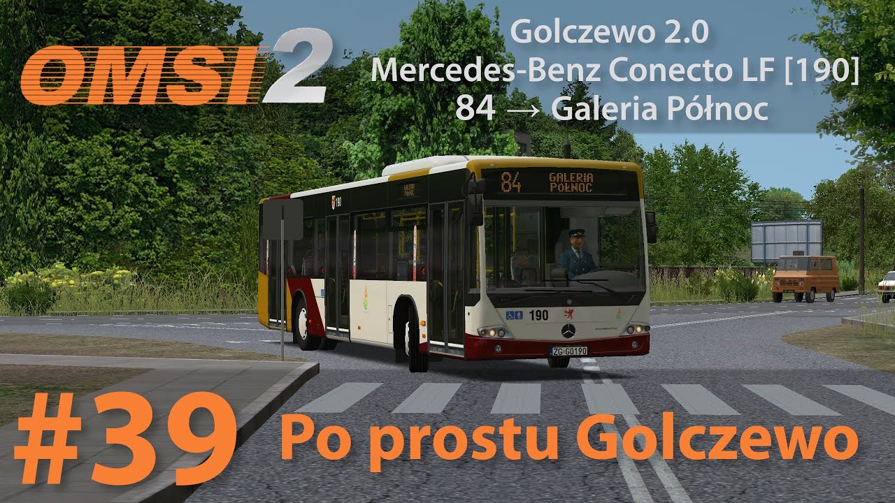 OMSI 2 #39: Po prostu Golczewo | Golczewo 2.0 - linia 84 | Mercedes-Benz Conecto [190]