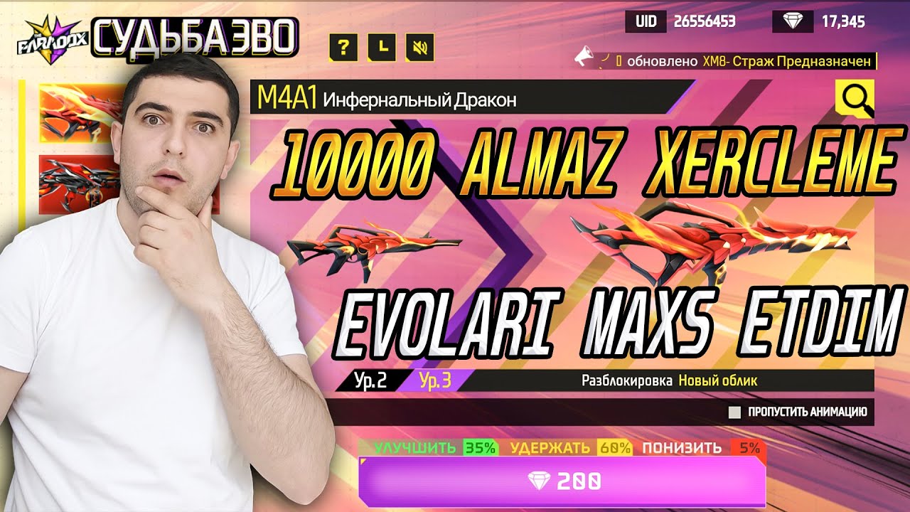ELMAZ XERCLEME VIDEOSU🔥 10000 ELMAZIN ICINDEN KECDIY😈
