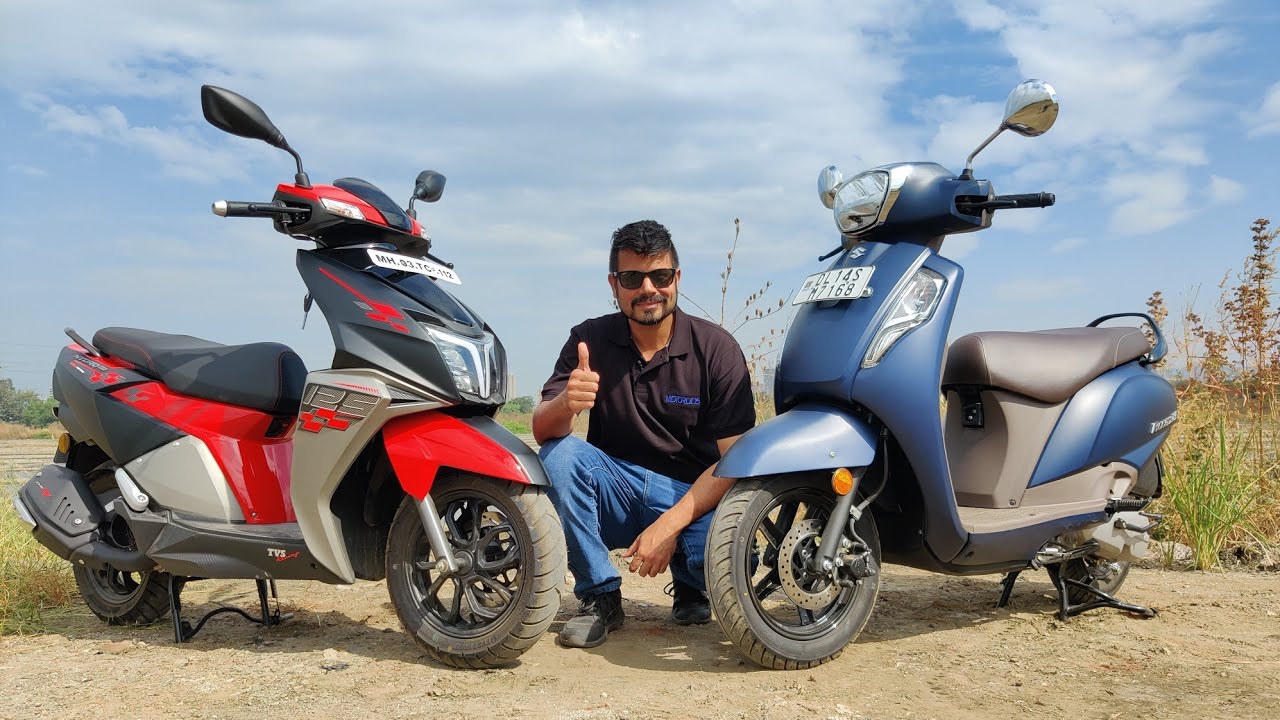 TVS nTorq BS6 Vs Access 125 BS6 | Hindi | Best 125cc Scoots Go Head-To-Head | Motoroids