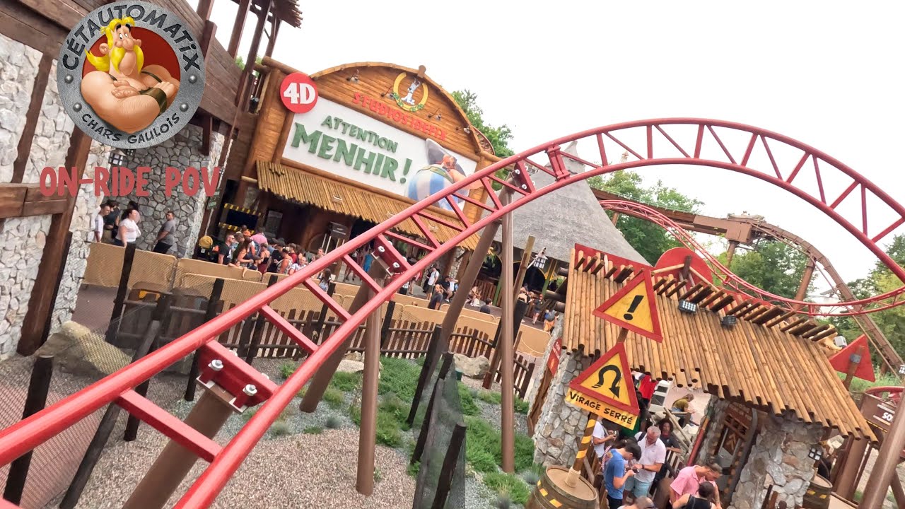NOUVEAUTÉ 2025/NEW for 2025 - Cétautomatix at Parc Astérix On-Ride POV (No Copyright) (4K60)