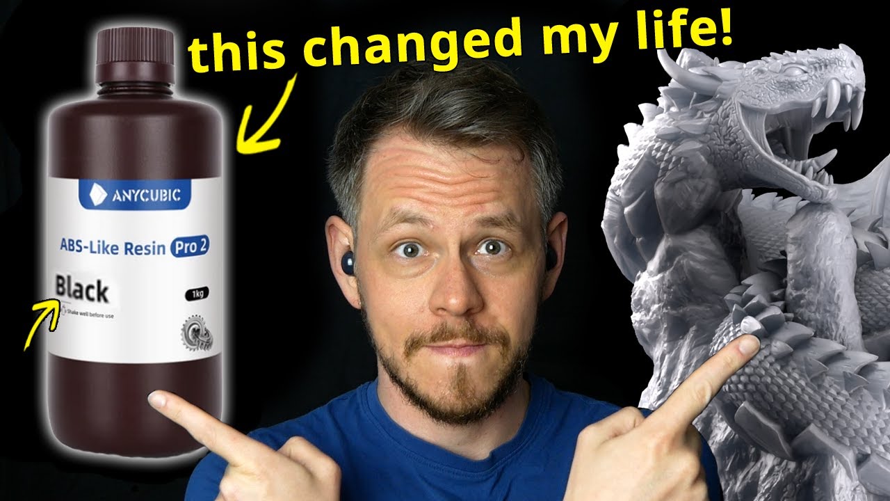 HOW Printing With Black Resin Changed My Life! Resin 3D Printing